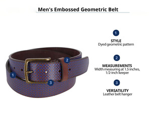 Cinturones de Hombre al por Mayor de Alta Calidad con Logotipo Personalizado, Lujosos y Modernos, de Cuero Genuino Azul con Hebilla de Aleación, OEM, Nuevos - Product Image 3