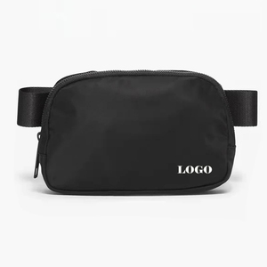 Roziv <b>Sports</b> Unisex PU Crossbody <b>Bag</b> with Zipper Closure Waterproof Black Color-Daily Use & <b>Outdoor</b> Travel - Product Image 1