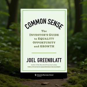 Common Sense : Le guide des investisseurs pour l'égalité, l'opportunité et la croissance par l'auteur Joel Greenblatt, impression de livre relié personnalisée - Product Image 1