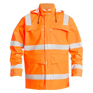 OEM Custom Security Workwear High-visibility Safety Reflective Tape Jacket Outdoor <b>Working</b> <b>Waterproof</b> Windproof Safety Jackets - Product Image 5