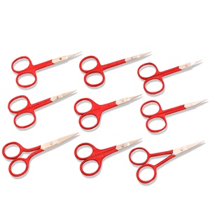 High Quality Beauty Tools Stainless Steel <b>Makeup</b> <b>Scissors</b> for Eyebrow Facial Hair Remover Safety <b>Scissor</b> With Logo - Product Image 1