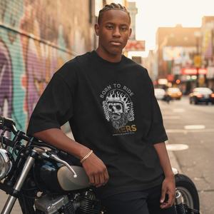 T-shirt en coton de haute qualité à épaules tombantes et coupe ample pour la vente en gros - Product Image 1