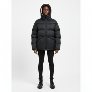 Blouson matelassé décontracté pour femme en coton teint, léger, pliable, grande taille, imperméable et écologique - Product Image 1