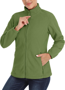 Customized Women's Winter Outdoor Embroidered Breathable Polar Fleece Reversible Heated Eco-Friendly Quick Dry Casual Jacket - Product Image 6