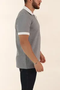 เสื้อยืดผู้ชายมาใหม่ กำลังฮิต แห้งเร็ว น้ำหนักเบา ทรงปกติ สวมใส่สบาย ลายเรียบ ผ้าฝ้ายถัก 100% - Product Image 5
