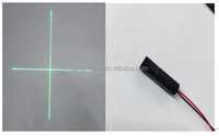 Module de diode laser ligne verte Ismartlaser Mini 9*25mm, distance focale 500mm, angle de faisceau 50 degrés, 520nm <5mW, 2x1.5mm, 3V-5V, pièces détachées
