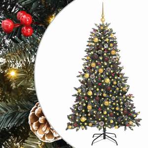 Albero di Natale artificiale verde da 70,87 pollici con 300 LED - Product Image 2
