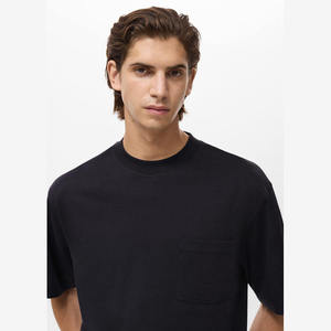 เสื้อยืดผู้ชายคุณภาพสูง ทรงหลวม สไตล์สตรีทแวร์ ไหล่ตก ผ้าหนา ระบายอากาศได้ดี พร้อมลายสกรีน - Product Image 4