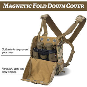 Chalecos de Caza Camo Naranja Resistentes al Viento con Señalización Calibre 20 para Hombre, Chaleco Personalizado Impermeable para Caza de Aves - Product Image 4