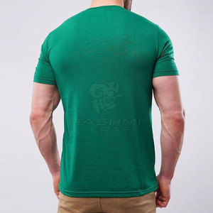 Camiseta de Hombre con Cuello en V, de Algodón Suave Premium, para Uso Diario Informal, Tejido Transpirable, Cómoda, de Manga Corta, Moda Urbana de Verano - Product Image 4