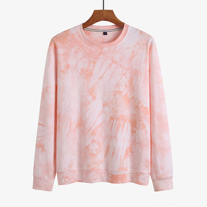 Sudadera Unisex de Diferentes Colores con Estampado Tie-Dye, Manga Larga, Tejida, Holgada, Informal, para Otoño - Product Image 4