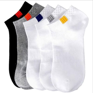 2026 <b>Hot</b> Sale Fashion Cotton Men Solid Colour Breathable Low Cut Short Ankle Sports <b>Socks</b> - Product Image 4