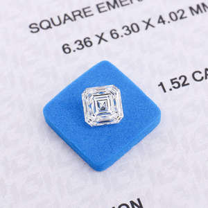 เพชรทรงสี่เหลี่ยม Asscher Cut เพาะเลี้ยงในห้องปฏิบัติการ น้ำหนัก 1.5 กะรัต สี E ความสะอาด VS1 รับรองโดย IGI คุณภาพเยี่ยม เหมาะสำหรับแหวนหมั้น ราคาขายส่ง - Product Image 5