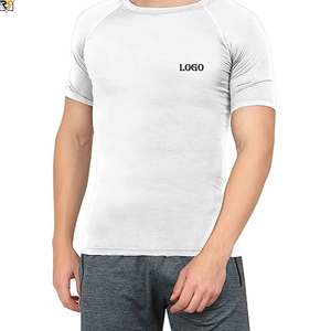 เสื้อยืดคอกลมแขนสั้นผ้าฝ้าย 200 กรัมสำหรับผู้ชาย เสื้อยืดคอกลมโอเวอร์ไซส์สำหรับผู้ชาย รับสกรีนโลโก้ - Product Image 1