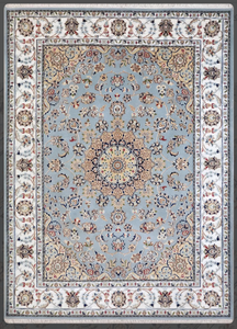 พรมถักมือ KNOT RUGS แบบซักได้ ขนนุ่ม ไม่ลื่น เป็นมิตรกับสิ่งแวดล้อม สีพื้น สี่เหลี่ยมผืนผ้า สีฟ้าอ่อน ทำจากขนสัตว์ สำหรับห้องนั่งเล่นและบ้าน - Product Image 4