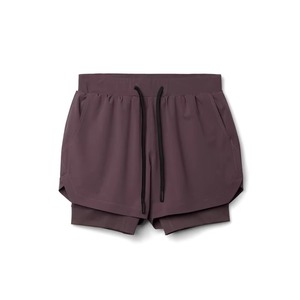 Men Short Length Contrast Under <b>Layer</b> 2 in 1 Custom Double Level Shorts Gents Outer Lightweight <b>Layer</b> Men Short For Treadmill - Product Image 1