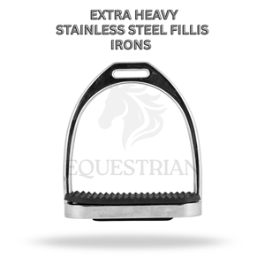 EXTRA HEAVY STAINLESS STEEL FILLIS IRONS 4.75 INCH ENGLISH RIDING STIRRUP IRONS FOR <b>HORSE</b> RIDING - Product Image 2