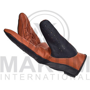 Gants en cuir pleine fleur à prix de gros personnalisé, gants de conduite en cuir pur avec boutons-pression, ajustement parfait, doux et de qualité supérieure - Product Image 6