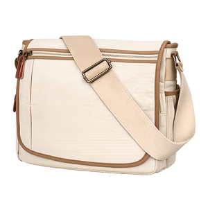 <b>Canvas</b> Satchel <b>Bag</b> <b>Large</b> Multi Function Vintage Messenger Crossbody Shoulder Casual Laptop Travel Work Unisex 3L+ Zipper Closure - Product Image 1