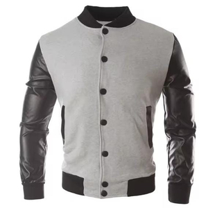 Chaqueta Varsity Casual de Invierno para Hombre, Diseño Personalizado a la Moda, 100% Algodón, Ligera y Sólida, a Bajo Precio - Product Image 1