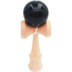 Giocattolo sportivo professionale per adulti per il tempo libero 18.5cm Kendama Ball in legno giocattolo sportivo all'aperto in legno con colori in PU giocattoli educativi - Product Image 1