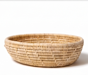 Panier de rangement ovale en rotin naturel de qualité supérieure, rustique, multi-usages, écologique, pour une décoration intérieure élégante - Product Image 6