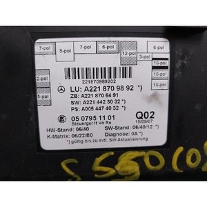 ECUs y Módulos de Computación Usados de Clase S A2218709892 - Product Image 4
