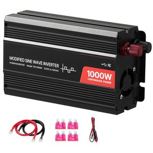 Inverter da 1000W con Porta USB Type-C, da 12V DC a 120V AC, Onda Sinusoidale Modificata, Convertitore Caricabatterie per Auto con 2 Prese AC - Product Image 1