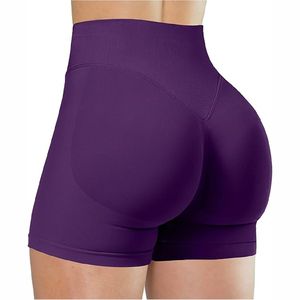 Shorts de sport pour femmes, taille haute, extensibles, pour fitness, yoga, entraînement, séchage rapide, vêtements de sport, tissu durable, shorts pour femmes - Product Image 5