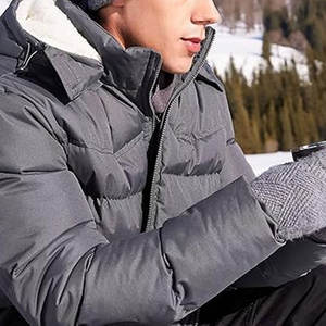 Veste matelassée durable avec design coupe-vent pour les activités de plein air, veste d'hiver - Product Image 5