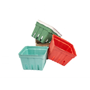 Fruit Packaging Eco-Friendly Anti Break Compostable Molded <b>Pulp</b> Tray Fresh Fruit Tray From Vietnam Manufacturer Paper Boxes - Product Image 6