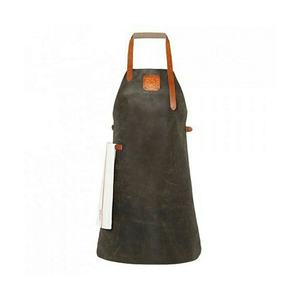 Tablier en cuir PU lourd marron, tablier de boucher pour couper la viande - Product Image 1