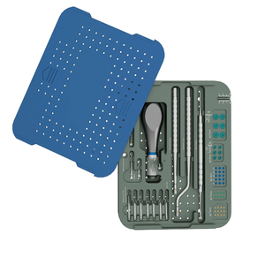 Kit de chirurgie GBR pour implants dentaires avec poignée à dégagement rapide, vis de tente, supports osseux, porte-clous et source d'alimentation électrique - Product Image 3
