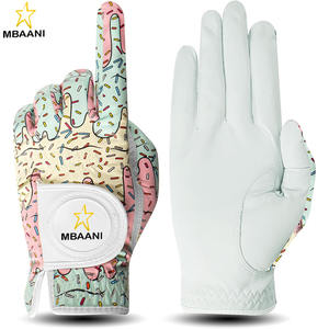 Guante de Golf de Cuero Cabretta Premium - Guante de Alto Rendimiento para Hombre, para Todo Clima, con Diseño de Salpicaduras de Pintura - Uso para Mano Izquierda/Derecha - Product Image 5