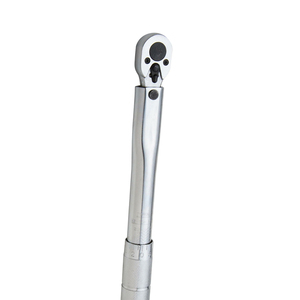 Precision <b>Torque</b> Wrench Silver Knurled Grip Manual Adjustable Force Tool - Product Image 2