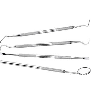 Kit dentaire manuel professionnel avec pince à épiler en acier de qualité médicale et miroir pour le nettoyage des dents par Grip Surgical - Product Image 6