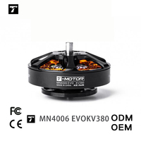 Motor sin Escobillas T-MOTOR MN4006 EVO KV380 6S para UAV, Alta Eficiencia, Ultraligero, 2.5kg de Empuje Máximo, para VTOL Multirrotor