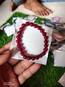 Venta al por mayor de cristales Crystalsbydua, joyería de moda, cristal grabado con motivos de amor, figurita de Feng Shui para boda, granate rojo de Gujarat - Product Image 1