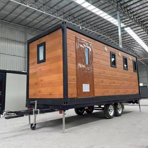 Prefabricated Steel Structure Container Travel House Portable Trailer Modular Mobile Home Cabin with Kitchen Living <b>Unit</b> - Product Image 5