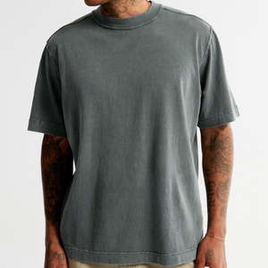 Camiseta Amarilla para Hombre, Estilo Urbano, 100% Algodón, Cuello Redondo, Manga Corta, Secado Rápido, Transpirable, Informal - Product Image 4