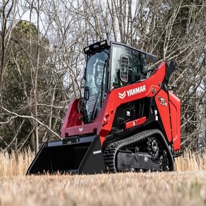 Dependable Manitou Skid Steer Loader With <b>Mulcher</b> Designed For Fast Brush Removal And Land Improvement - Product Image 1