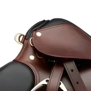 Silla de Montar Inglesa de Cuero de Alta Calidad con Diseño Personalizado para Caballos - Equipo Ecuestre Duradero y Cómodo - Product Image 5