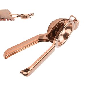 Elegante exprimidor de limones de acero inoxidable para accesorios de cocina modernos y herramienta manual fácil para prensar cítricos - Product Image 3