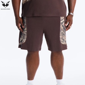 Pantalones Cortos de Felpa para Hombre, Estilo Casual, Deportivos, para Gimnasio, Cintura Elástica, Tela Suave, para Uso Diario en Verano - Product Image 3