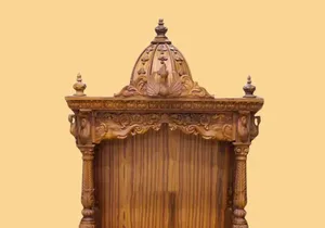 Decoración de Pared de Madera Maciza Tallada a Mano, Decoración Rectangular Antigua para el Hogar - Product Image 6