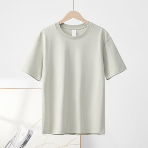 T-shirt uni pour homme, décontracté, en coton doux, col rond, confortable pour tous les jours, vêtements de mode haut de gamme fabriqués aux États-Unis - Product Image 1