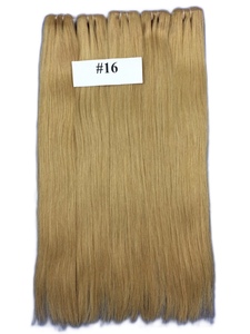 Extensiones de Cabello Caha 100% Remy, Doble Trama, Color # 10 mechones de cabello humano virgen vietnamita cosidos a máquina, 100g - Product Image 4