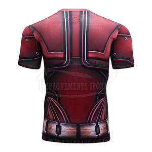 All Over Full Print Sublimation Logo on Demand Camiseta personalizada Venta al por mayor Hombres Sublimación personalizada Camisetas - Product Image 3