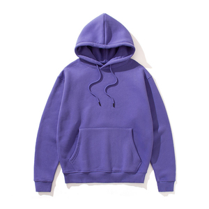 Sweat-shirts à capuche zippés pour homme, épais, doublés en polaire sherpa, personnalisés en usine, pour l'hiver, de couleur unie et de grammage lourd - Product Image 2