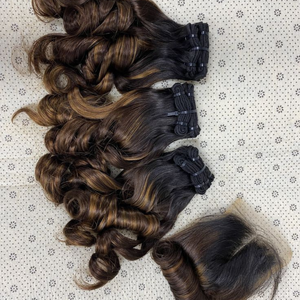 Guía de Colores de Cabello Virgen Indio - Cabello Humano 100% con Doble Trama a Máquina, Todos los Colores Disponibles - Product Image 6